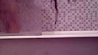 spying on sister while she bathes