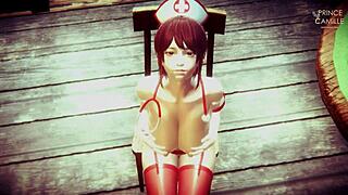 Japanese nurse Ayumi needs your sample in POV sex at hospital