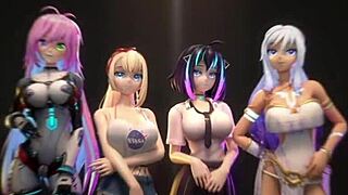 Cosmic Faith Hentai VTuber Teases with Dildo in 3D VRChat