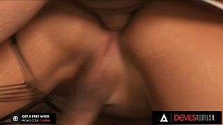 Devil's T-Girls: Trans Woman Bent Over for Hard Assfuck Compilation