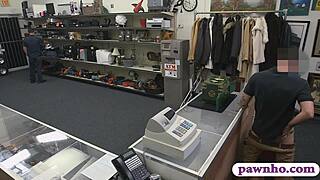 Watch huge tits blonde get railed by pawn man