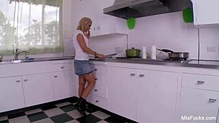 mia lelani fucks a hot blonde... uh, with big tits and oral