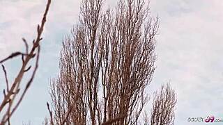 i'm model carla mai seducing to fuck publicly at casting