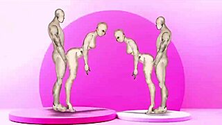 damn, banging hot twins in wild action