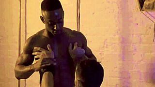 Ebony hunks seduction leads to intense interracial session