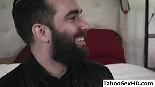 Big ass milf sits on guy's face for intense licking.