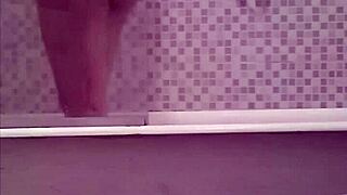 spying on sister while she bathes