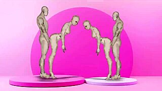 damn, banging hot twins in wild action