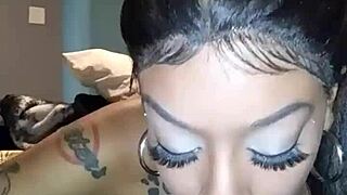 My Ex Sucking My Big Black Cock While Boyfriend At Work 😈