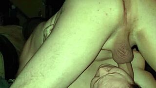 giving a wild blowjob with intense rimjob and anal action.