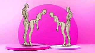 damn, banging hot twins in wild action