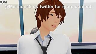 Dean's Pet Femboy Gets Fucked By School Dean In This Wild Scene