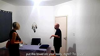 Pretty Woman Surprised By Therapist's Creampie During Massage