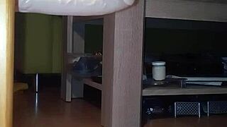 Gay teen rides dildo in his yummy ass hard