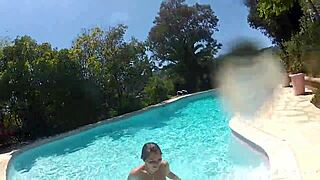 Pool Go-Pro Fun With Dani Daniels