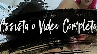 debora fantine performing footjob, looking sexy and brazilian in the video