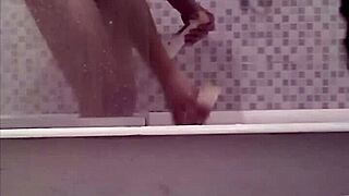 spying on sister while she bathes
