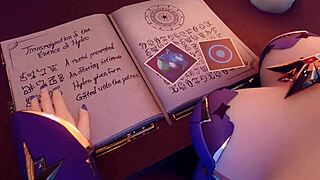 mona encounters slime in this anime hentai cartoon adventure.