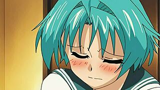 Young twin hentai girls in uncensored threesome creampie