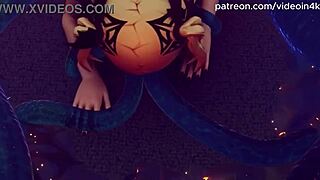 Animacja 3D ożywia erotyczną magię fantasy z AI upscale 🔥