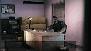 she begs to be fertilized in this hentai game