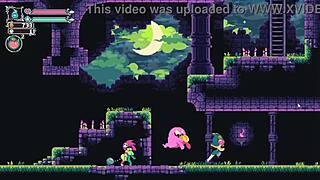 Hot Monster Girl Femdom Drains Balls in Pixel Game