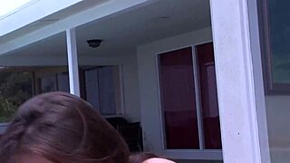 Firefighter woman GETS FUCKED in the pool!