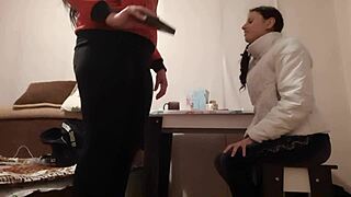 hey, she paid for that iphone with some hot lesbian licking action!