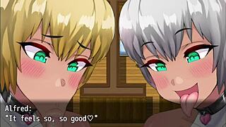 i'm the prince getting blowjob from sisters ciella and luciella