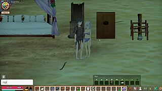 Mad Island Native Girl Goes Wild in All Anime Scenes