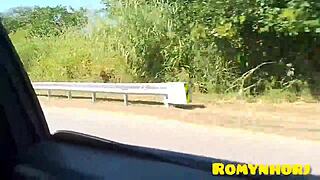 Hey, hot married Latina caught me jerking in Cabo Frio