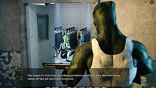 she begs to be fertilized in this hentai game