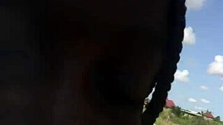 crazy bitch twerks big ass outdoor?