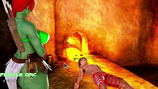 A mistress orc appears in breeding island episode 23