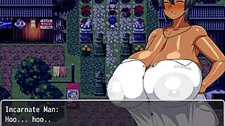 Tanned girl natsuki hentai game ep 18 fucked all night long by the perverted ghost