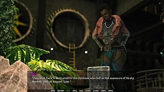 Hot sex happens in public lake with 3d cartoon characters