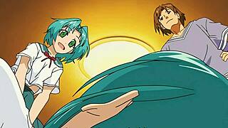 Young twin hentai girls in uncensored threesome creampie