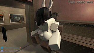 The bunny girl rides roughly in the anime game.