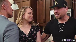 Hot milf with big ass massages a perverted lawyer 😜