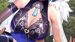 enjoying 3d cartoon anime adventures