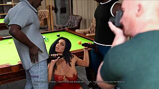 ¡Anna en cartoon 3D recibe doble penetración con enormes BBCs!