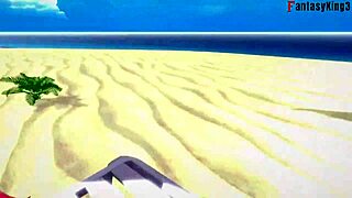 Yae Miko in bikini beach sex POV