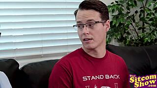 big bang parody with amy craving leonard's huge cock in doggystyle