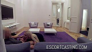 hot crossfit trainer gets her ass fucked rough for cash during an escort interview