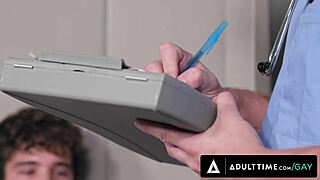 Nurse Dalton Riley Sneaks Blowjob to Joseph Castlian!