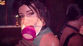 Lara Croft shines in Halloween 2022 hentai animation.