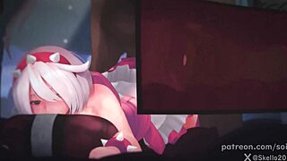 Elphelt Valentine hentai slideshow from Guilty Gear.