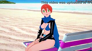 Gwen Tennyson Bikini POV in Sheer Ben10 Fantasy