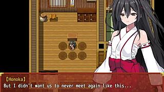 Battle Shrine Maiden Honoka Feels Trapped In Gangbang Bondage Part 2