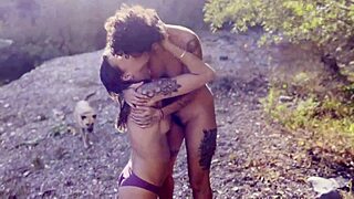catalan girls kissing and having lesbian sex outdoors 😘